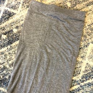Loft grey pencil skirt
